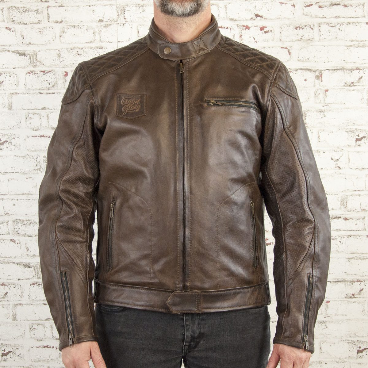 Rogue Leather Motorcycle Jacket Waxed 