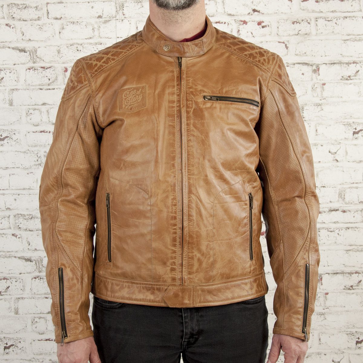 waxed leather jacket