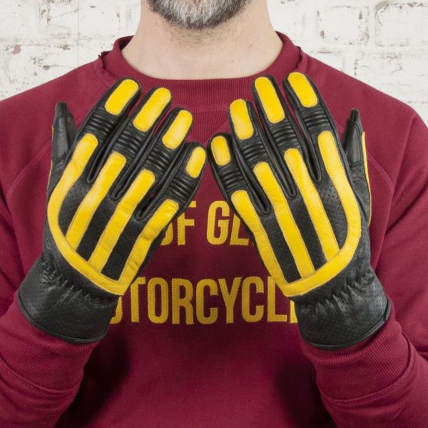 victory ce motorcycle leather gloves - gants cuir ce moto Victory cuir