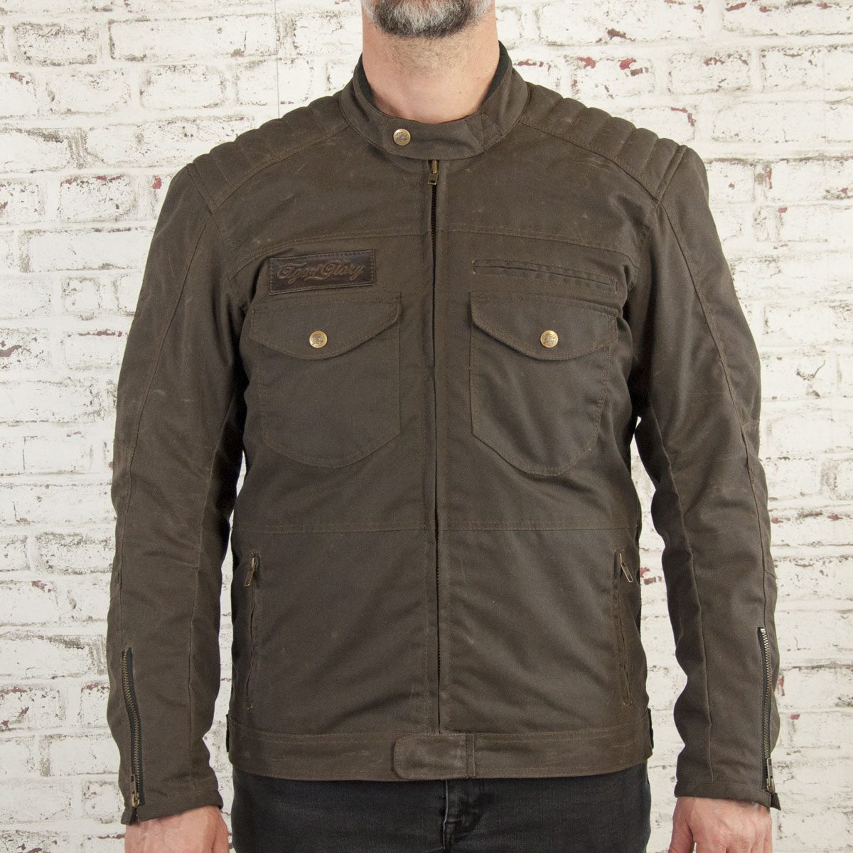 waxed motorcycle jacket