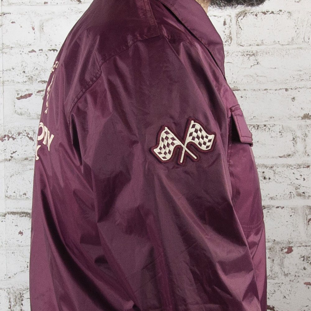 Roadie Coach Jacket Burgundy - Age of Glory