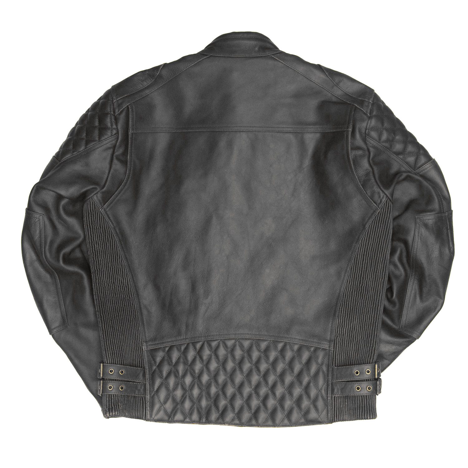 Kingpin Leather Motorcycle Jacket In Used Black Age Of Glory