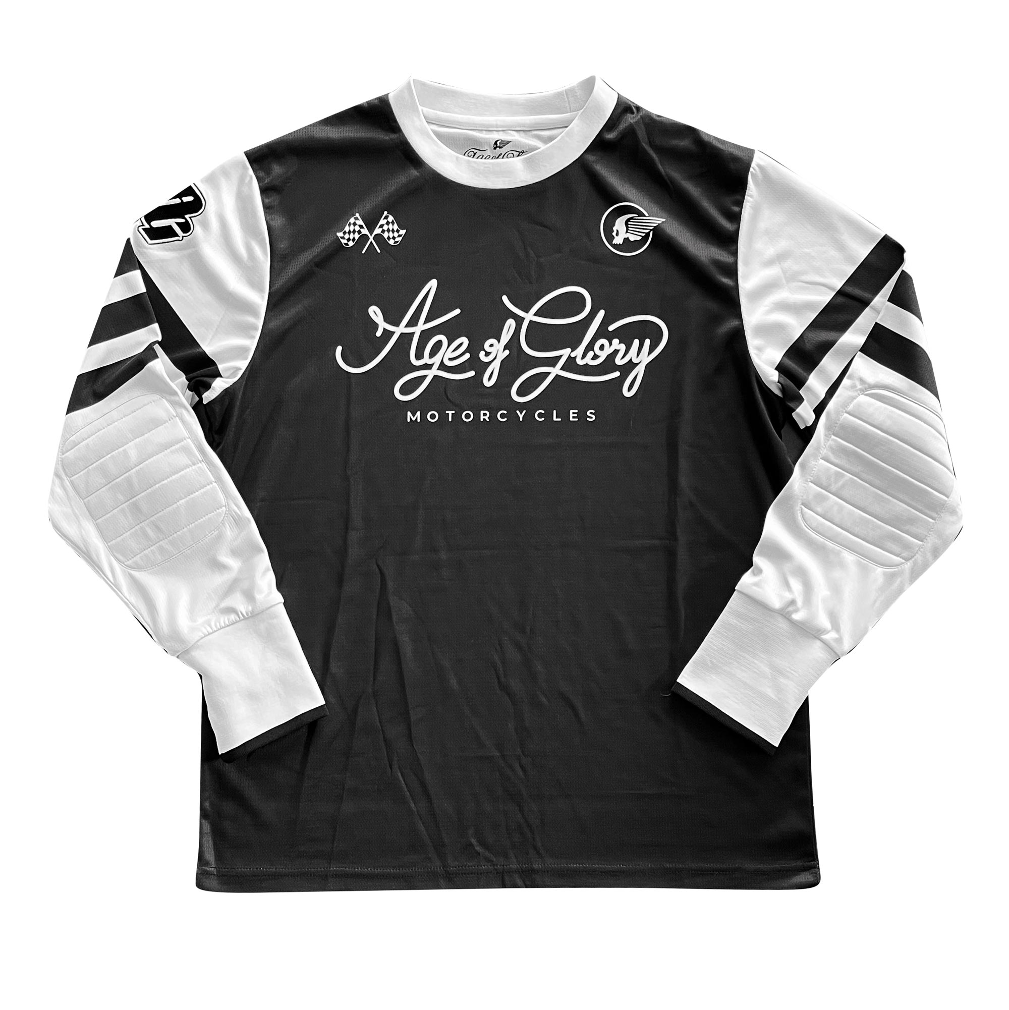 Classic Mesh Jersey Black White Age of Glory
