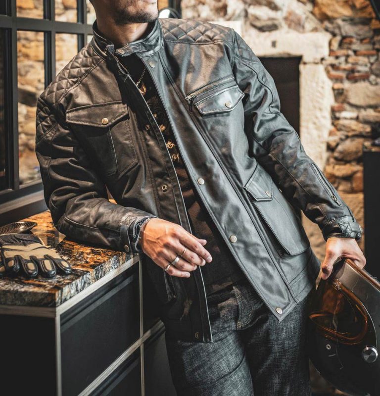 Mission Waxed Cotton Jacket Black - Age of Glory