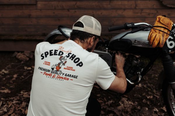 Vintage motorcycle tee-shirt SPEED SHOP Age of Glory