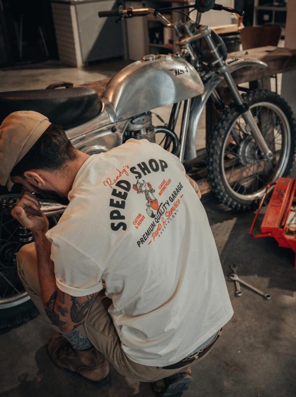 Vintage motorcycle tee-shirt SPEED SHOP Age of Glory