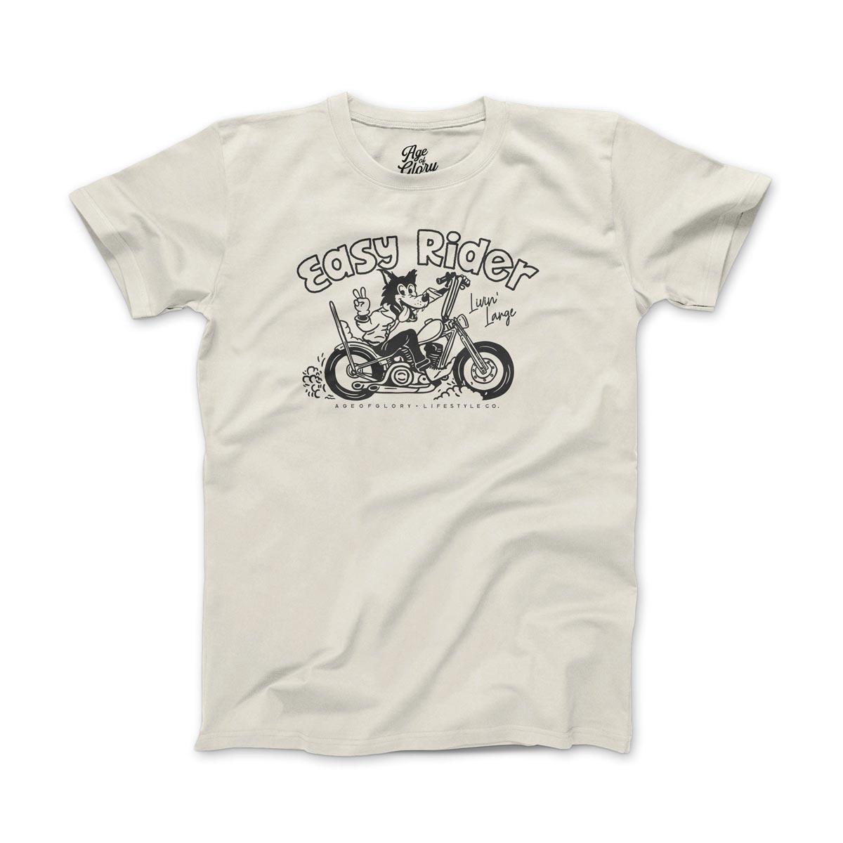 バイクウェア・装備 90s Easy rider open collar shirt Easy Rider Tee Off-white - Age of Glory